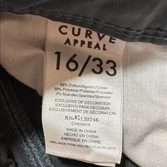 Women's Slate Blue Jeans/Jegging Size 16 - Picture 6 of 6